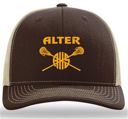 Picture of Alter Girls Lacrosse - R-Flex Adjustable Trucker Cap 112LP - Brown/Khaki