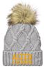 Picture of Alter Girls Lacrosse - Faux Fur Pom Beanie by New Era NE911 - Heather Grey or Ivory