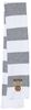 Picture of Alter Girls Lacrosse - Rugby-Striped Knit Scarf by Sportsman SP02 - Grey & White