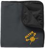 Picture of Alter Girls Lacrosse - Fleece & Poly Travel Blanket by Port Authority TB850 - Lead Grey/Black