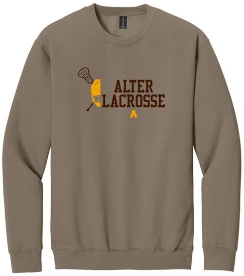Picture of Alter Boys Lacrosse - Adult/Unisex - Softstyle Crewneck Sweatshirt by Gildan SF000 -  Brown, Sand, or White
