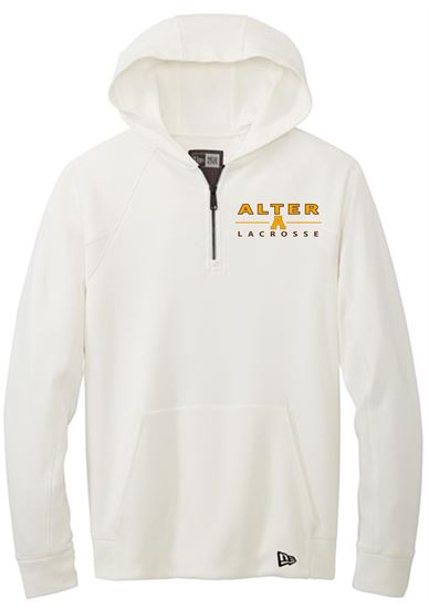 Picture of Alter Boys Lacrosse  - Adult/Unisex - New Era STS 1/4-Zip Hoodie NEA541 - Graphite or Fan White