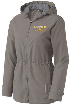 Picture of Alter Boys Lacrosse - Ladies - Full Zip Rain Jacket by Sport-Tek L7710 - Northern Grey