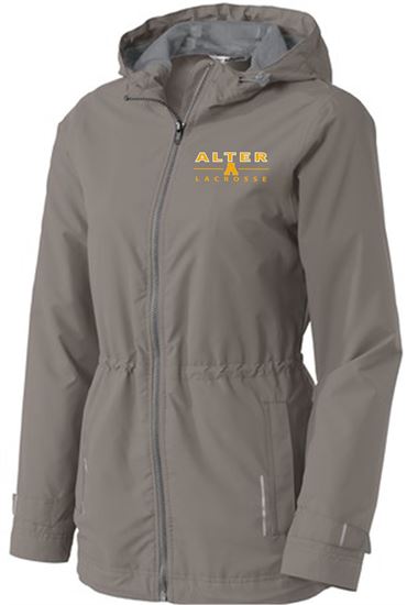 Picture of Alter Boys Lacrosse - Ladies - Full Zip Rain Jacket by Sport-Tek L7710 - Northern Grey