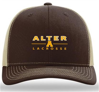 Picture of Alter Boys Lacrosse - Richardson Low Pro Trucker Hat 115- Brown/Khaki