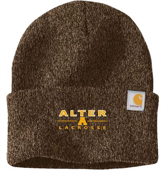 Picture of Alter Boys Lacrosse - Watch Cap 2.0 by Carhartt CT104597 - Dark Brown/Sandstone
