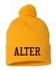 Picture of Alter Boys Lacrosse - Pom Knit Hat by Sportsman SP15 - Gold