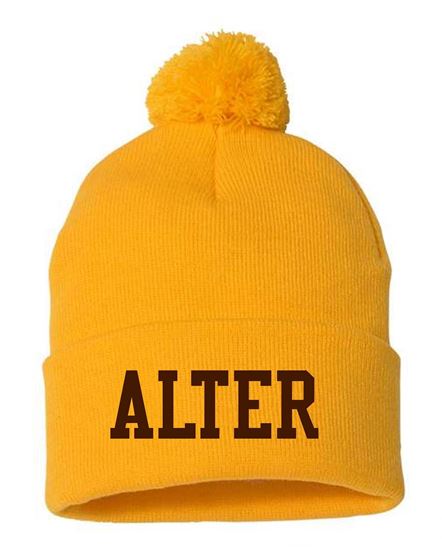 Picture of Alter Boys Lacrosse - Pom Knit Hat by Sportsman SP15 - Gold