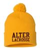 Picture of Alter Boys Lacrosse - Pom Knit Hat by Sportsman SP15 - Gold