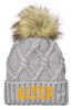 Picture of Alter Boys Lacrosse - Faux Fur Pom Beanie by New Era NE911 - Heather Grey or Ivory