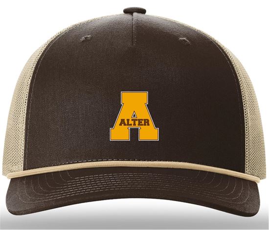 Picture of New! Alter - Richardson 5 Panel  Rope - 112FPR Brown/Khaki