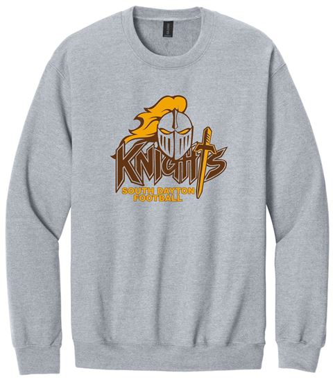 Picture of SDK Football - Adult/Unisex - Softstyle Crewneck by Gildan SF000 - Sand, Sport Grey, or White