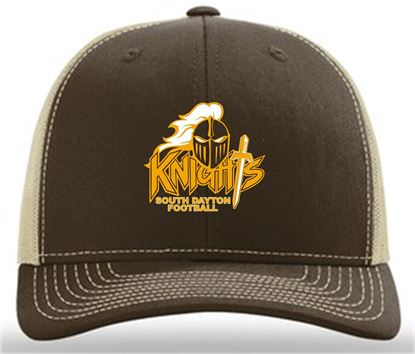 Picture of SDK Football - Richardson Trucker Hat 112 - Brown/Khaki