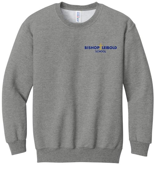 Picture of Bishop Leibold - Youth & Adult/Unisex  - Gym Crewneck Sweatshirt 562B/M - Oxford