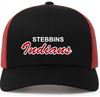 Picture of Stebbins H.S. Softball - Snapback Cap by Pacific Headwear 104c - Black/Red or Black/Red/Black