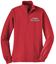 Picture of Mad River M.S. Softball - Ladies - 1/4 Zip Sweatshirt by Sports Tek LST253 - Athletic Heather, Black, or Red