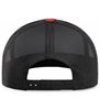 Picture of Stebbins M.S. Softball - Snapback Cap by Pacific Headwear 104c - Black/Red or Black/Red/Black
