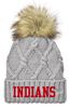 Picture of Mad River M.S. Softball - Faux Fur Pom Beanie by New Era NE911 - Black or Heather Grey
