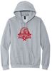 Picture of Mad River M.S. Softball - Youth & Adult/Unisex - Softstyle Midweight Pullover Hooded Sweatshirt by Gildan SF500 - Black or Sports Grey