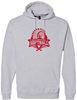 Picture of Mad River M.S. Softball - Adult/Unisex - Premium Hooded Sweatshirt by J. America 8824 - Black or Sports Grey