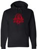 Picture of Mad River M.S. Softball - Adult/Unisex - Premium Hooded Sweatshirt by J. America 8824 - Black or Sports Grey