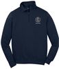 Picture of Our Lady of Light  - Adult/Unisex - 1/4 Zip Sweatshirt by Sport Tek ST253 - Navy or Vintage Heather