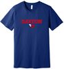 Picture of Dayton Flyers - Adult/Unisex - Jersey Short Sleeve Tee by Bella + Canvas BC3001 - Navy