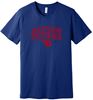 Picture of Dayton Flyers - Adult/Unisex - Jersey Short Sleeve Tee by Bella + Canvas BC3001 - Navy