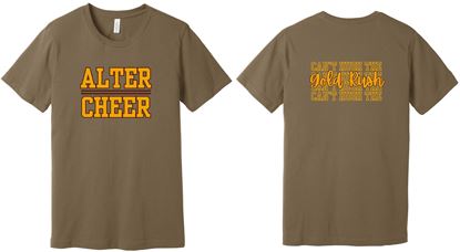 Picture of Alter Cheer - Adult/Unisex - Jersey Short Sleeve Tee by Bella + Canvas BC3001 - Vintage Brown