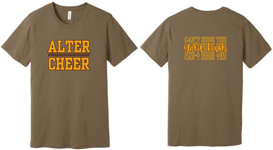 Picture of Alter Cheer - Adult/Unisex - Jersey Short Sleeve Tee by Bella + Canvas BC3001 - Vintage Brown