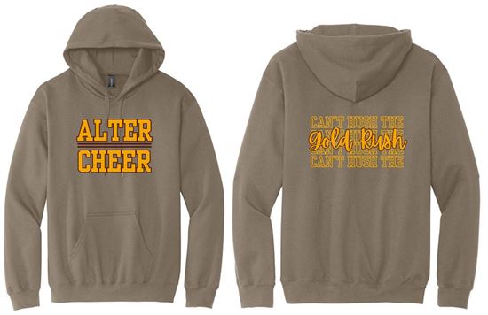 Picture of Alter Cheer - Adult/Unisex - Softstyle Midweight Pullover Hooded Sweatshirt by Gildan SF500 - Brown, Sand, or White