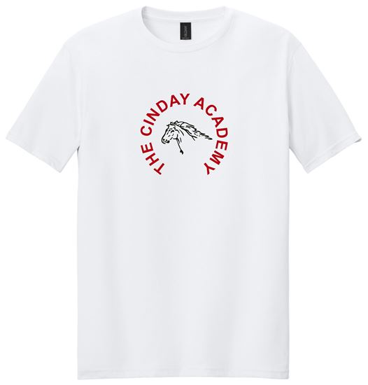 Picture of The Cinday Academy - Youth & Adult/Unisex - Softstyle Tee by Gildan 64000(B) - Sports Grey or White