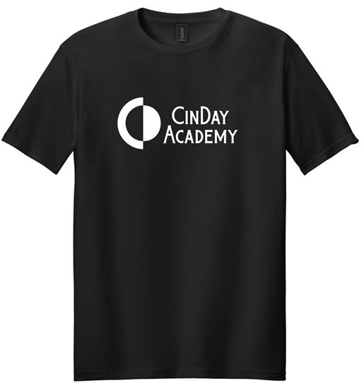 Picture of The Cinday Academy - Youth & Adult/Unisex - Softstyle Tee by Gildan 64000(B) - Black, Red, or Sports Grey