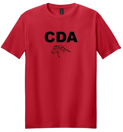 Picture of The CinDay Academy - Youth & Adult/Unisex - Softstyle Tee by Gildan 64000(B) - Red, Sports Grey, or White