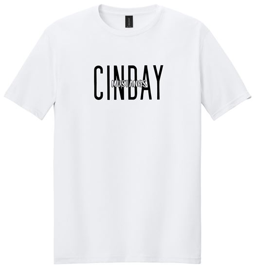 Picture of The CinDay Academy - Youth & Adult/Unisex - Softstyle Tee by Gildan 64000(B) - Red, Sports Grey, or White