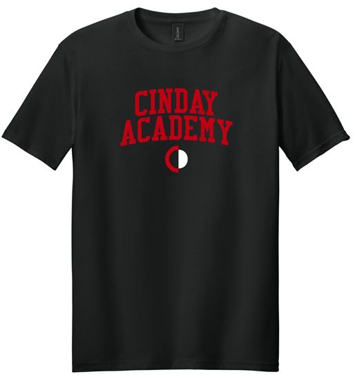 Picture of The CinDay Academy - Youth & Adult/Unisex - Softstyle Tee by Gildan 64000(B) - Black or Sports Grey