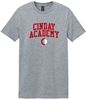Picture of The CinDay Academy - Youth & Adult/Unisex - Softstyle Tee by Gildan 64000(B) - Black or Sports Grey