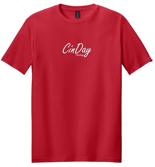 Picture of The CinDay Academy - Youth & Adult/Unisex - Softstyle Tee by Gildan 64000(B) - Black, Red, or Sports Grey