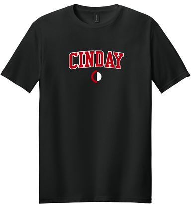 Picture of The CinDay Academy - Youth & Adult/Unisex - Softstyle Tee by Gildan 64000(B) - Black or Sports Grey