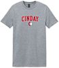 Picture of The CinDay Academy - Youth & Adult/Unisex - Softstyle Tee by Gildan 64000(B) - Black or Sports Grey