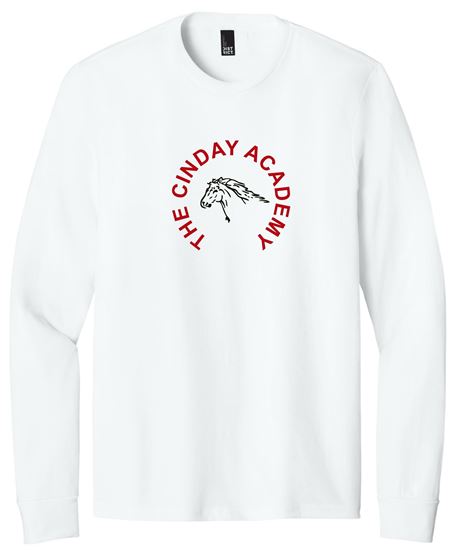 Picture of The CinDay Academy - Youth & Adult/Unisex - Perfect Tri Long Sleeve Tee DM132(Y) - Grey Frost or White