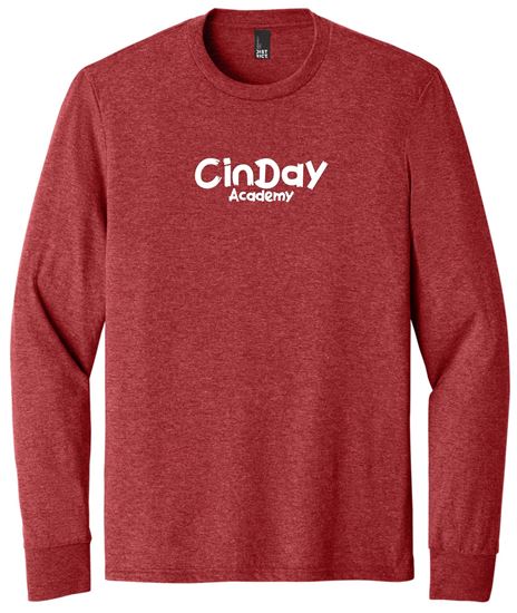 Picture of The CinDay Academy - Youth & Adult/Unisex - Perfect Tri Long Sleeve Tee DM132(Y) - Black Frost, Grey Frost, or Red Frost