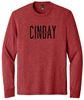 Picture of The CinDay Academy - Youth & Adult/Unisex - Perfect Tri Long Sleeve Tee DM132(Y) - Grey Frost, Red Frost, or White