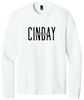Picture of The CinDay Academy - Youth & Adult/Unisex - Perfect Tri Long Sleeve Tee DM132(Y) - Grey Frost, Red Frost, or White