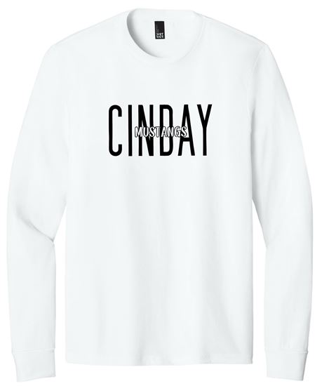 Picture of The CinDay Academy - Youth & Adult/Unisex - Perfect Tri Long Sleeve Tee DM132(Y) - Grey Frost, Red Frost, or White