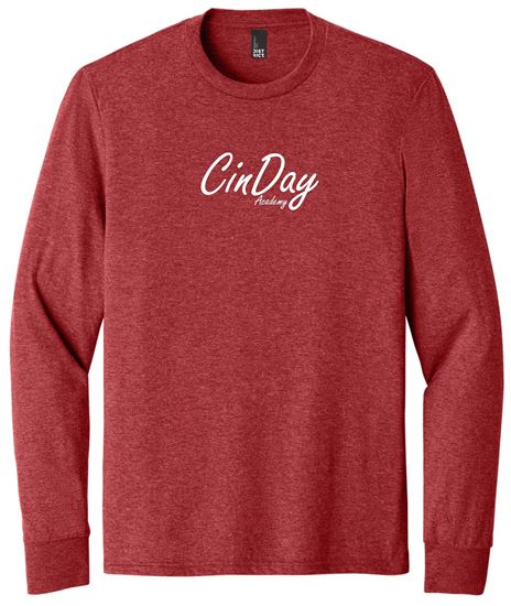 Picture of The CinDay Academy - Youth & Adult/Unisex - Perfect Tri Long Sleeve Tee DM132(Y) - Black Frost, Grey Frost, or Red Frost