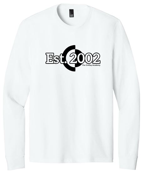 Picture of The CinDay Academy - Youth & Adult/Unisex - Perfect Tri Long Sleeve Tee DM132(Y) - Grey Frost, Red Frost, or White