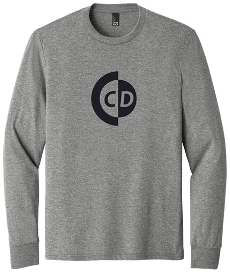 Picture of The CinDay Academy - Youth & Adult/Unisex - Perfect Tri Long Sleeve Tee DM132(Y) - Grey Frost, Red Frost, or White