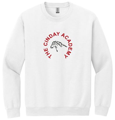 Picture of The CinDay Academy - Youth & Adult/Unisex - Heavy Blend Crewneck Sweatshirt 18000(b) - Sports Grey or White