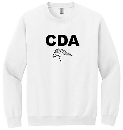 Picture of The CinDay Academy - Youth & Adult/Unisex - Heavy Blend Crewneck Sweatshirt 18000(b) - Red, Sports Grey, or White